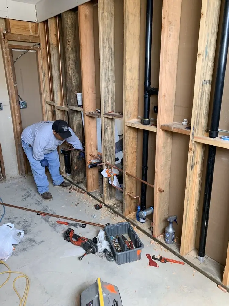 Commercial rough-in plumbing for Commercial Plumbing in Vista Income Estates